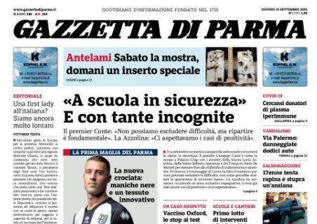 Gazzetta di Parma: "La nuova crociata: maniche nere e tessuto innovativo"