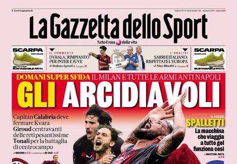 La Gazzetta dello Sport sul Milan: "Gli arcidiavoli"