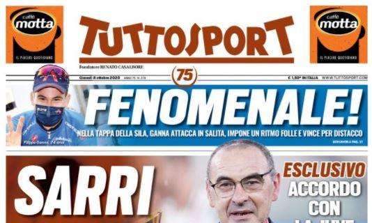 Tuttosport sulla Juventus: "Sarri libero!"