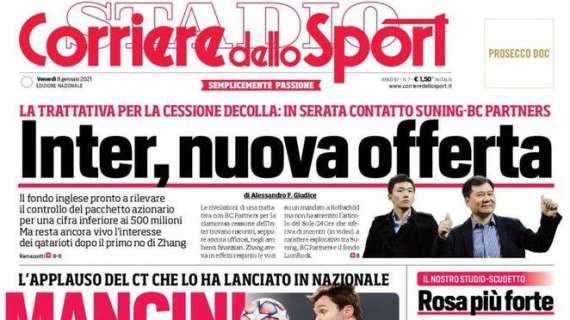 Corriere dello Sport: "Mancini incorona Chiesa"