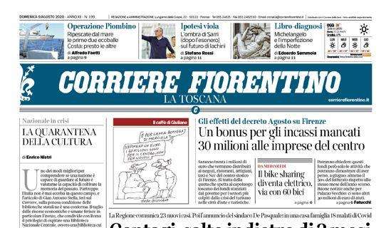 Corriere Fiorentino - Ipotesi viola: l'ombra di Sarri sul futuro di Iachini