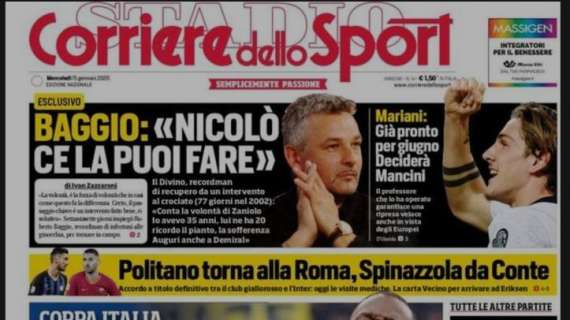 Corriere dello Sport: "El segna semper Lu"