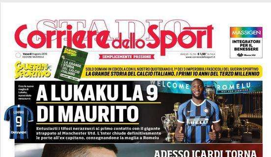 L'apertura de Il Corriere dello Sport su Icardi: "Lo voglio io"