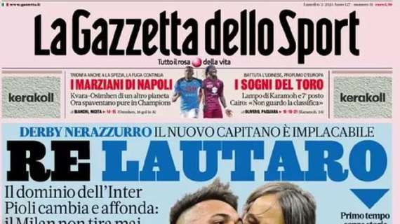 La Gazzetta dello Sport: "Re Lautaro"