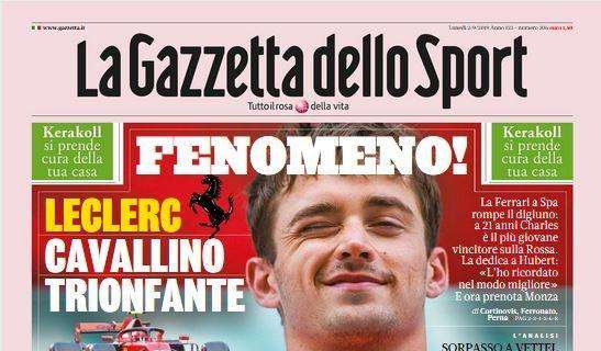 La Gazzetta dello Sport: "Conte e Toro, ritmo Juve"