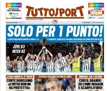 Tuttosport sulla Juventus: "Solo per un punto!"