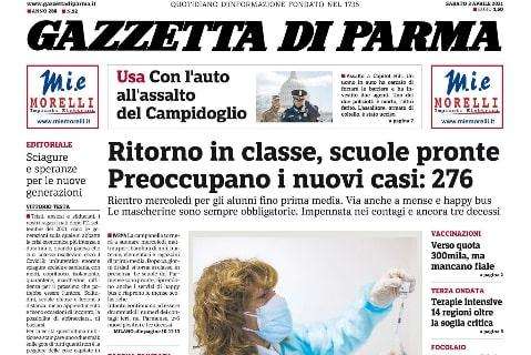 Gazzetta di Parma: "La sfida di oggi tra malati e voglia di vincere"