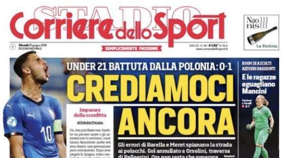 L'apertura del Corriere dello Sport: "Sarri da CR7"