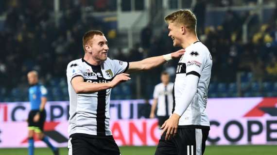 Parma-Udinese 2-0, Gagliolo e Kulusevski lanciano i crociati in zona Europa League