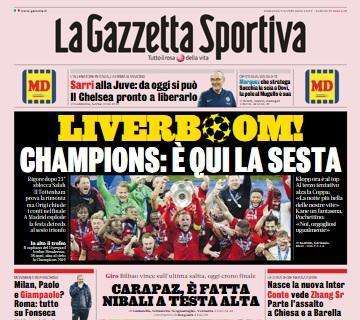 Gazzetta dello Sport: "Liverboom, Champions ai Reds"