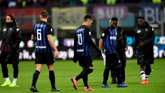 Serie A, l'Inter frena in casa col Sassuolo: 0-0 nell'ultimo anticipo