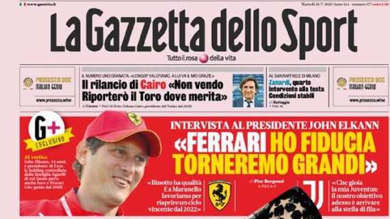 La Gazzetta dello Sport su Parma-Atalanta: "Gomez re degli assist"