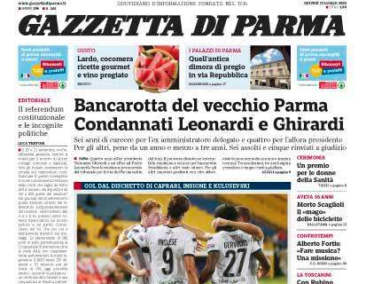 Gazzetta di Parma: "Bancarotta vecchio Parma, condannati Ghirardi e Leonardi"