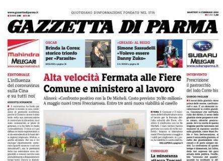 Gazzetta di Parma: "Arbitro Di Bello, pollice verso. Due gravi errori"