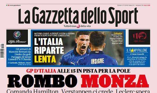 La Gazzetta dello Sport: "L'Italia riparte lenta"