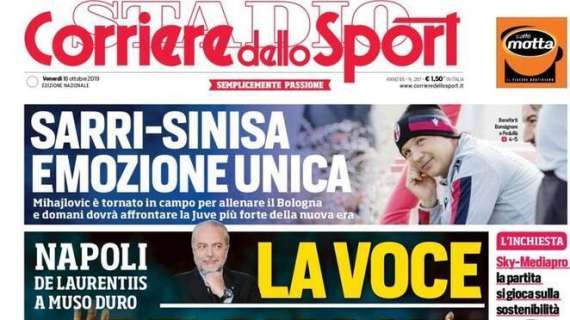Corriere dello Sport: "La voce del padrone"