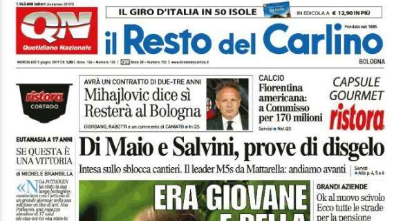 Il Resto del Carlino: "Parma e Brescia su Destro"
