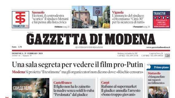La Gazzetta di Modena: "Sassuolo trafitto dall'Empoli. Ora i neroverdi sono nei guai"