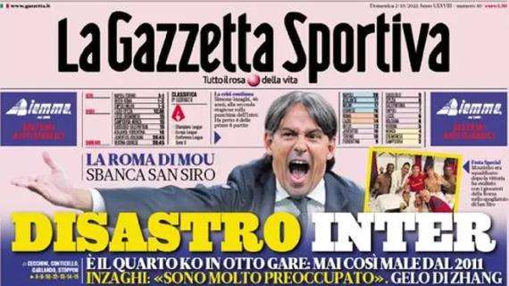 La Gazzetta dello Sport in apertura: "Milan di ferro"