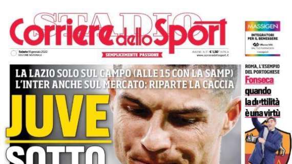 Corriere dello Sport in apertura: "Juve sotto attacco"