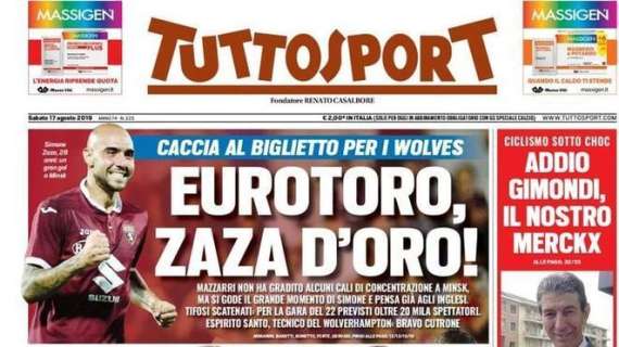 L'apertura di Tuttosport.it: "Dzeko spinge Icardi alla Juve"