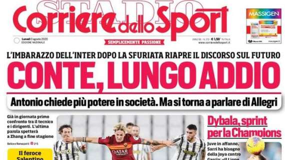 Corriere dello Sport: "Il Lecce retrocede, poker del Parma"