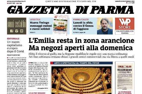 Gazzetta di Parma: "Lunedì la sfida contro il Genoa di Faggiano"