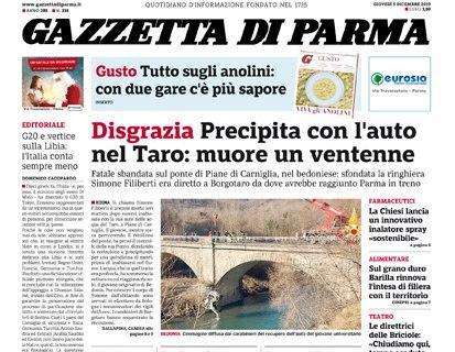 Gazzetta di Parma: "Oggi il Frosinone. Torna Siligardi"