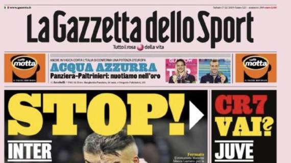 La Gazzetta dello Sport: "Stop"