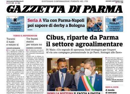 Gazzetta di Parma: "Via con Parma-Napoli, poi sapore di derby a Bologna"
