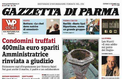 Gazzetta di Parma, Barillà: "Siamo un grande gruppo. Ripartiamo subito"
