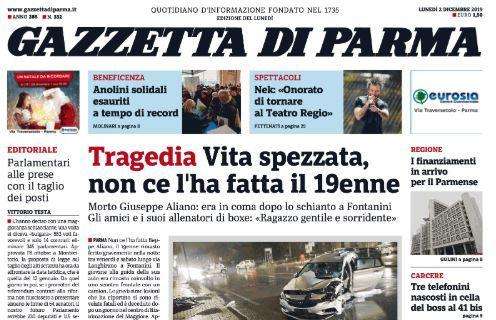 Gazzetta di Parma: "Un'altra beffa"