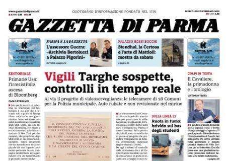 Gazzetta di Parma: "A Torino nuovo test per i crociati"