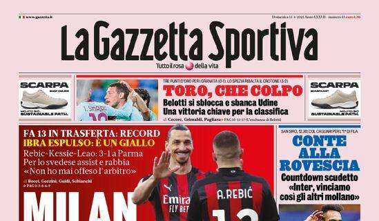 Gazzetta Sportiva: "Milan, sei bello fuori!"