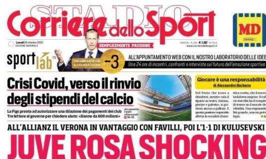  Corriere dello Sport: "Juve rosa shoking"