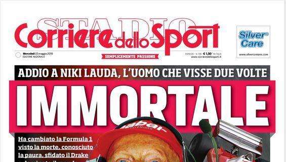 Il Corriere dello Sport: "Conte incassa e firma. Ancelotti rivoluziona il Napoli"