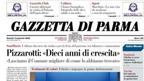 Gazzetta di Parma: "Parma, rinvio in vista: 15 positivi nel Crotone"