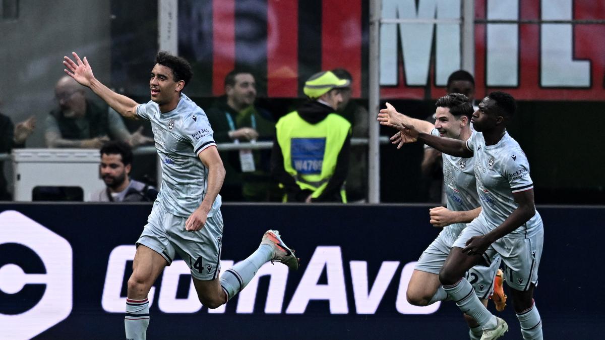 Serie A, Udinese dominante a Milano: i rossoneri crollano 0-3