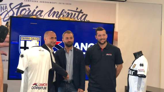 Canovi Coperture sleeve sponsor, Carra: "Con loro presto lavori al Tardini"