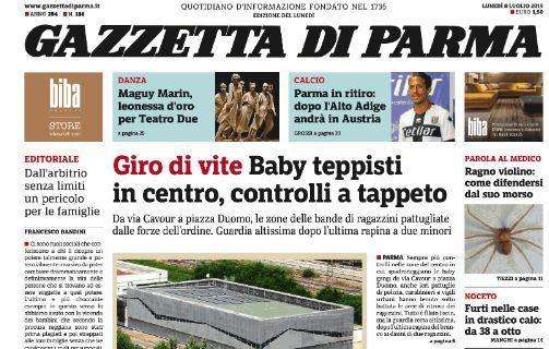 Gazzetta di Parma: "Inizia il ritiro, dopo l'Alto Adige si andrà in Austria"