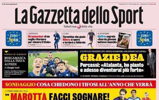 La Gazzetta dello Sport: "2020 Inter e Juve: cosa chiedono i tifosi"