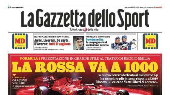 La Gazzetta dello Sport: "Milan sfida al Max. D'Aversa piace a tutti"
