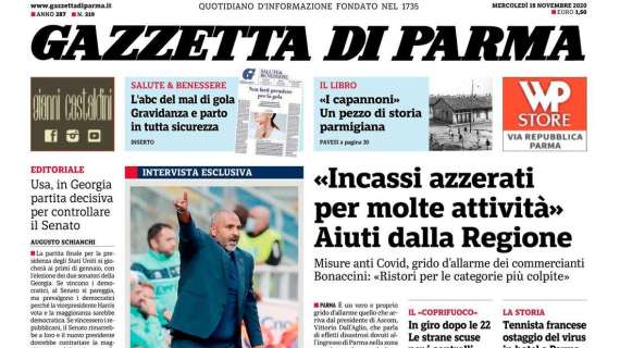 Gazzetta di Parma: "Liverani: 'Quest'anno bisogna allenarsi giocando'"