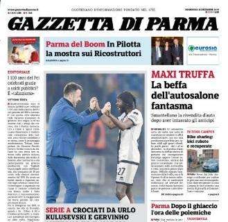 Gazzetta di Parma: "Kulusevski e Gervinho mettono ko il Napoli"