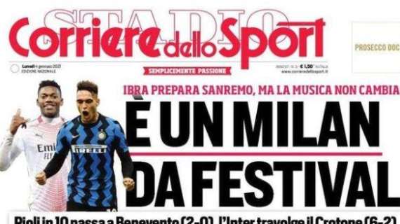 Corriere dello Sport: "E' un Milan da festival"