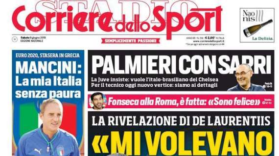 Corriere dello Sport, ADL in prima pagina: "Mi volevano smontare il Napoli"