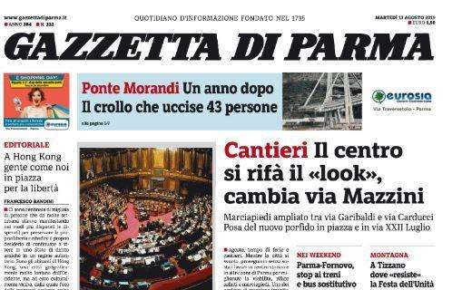 Gazzetta di Parma: "Parma-Juve, esaurito il settore ospiti"