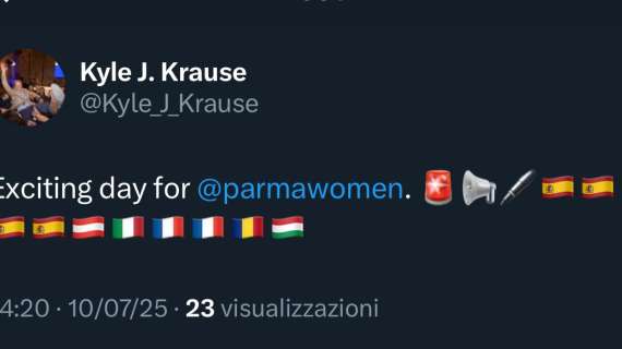 Krause scatenato per il ritorno in A delle Women: annuncia sui social 10 rinforzi