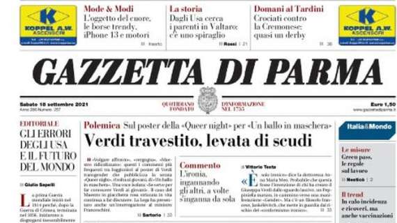Gazzetta di Parma: "Crociati contro la Cremonese: quasi un derby"