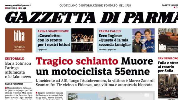 La Gazzetta di Parma - Ecco Inglese: "Questa è la mia seconda famiglia"
